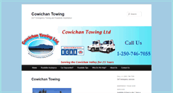 Desktop Screenshot of cowichantowing.com