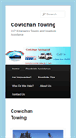 Mobile Screenshot of cowichantowing.com