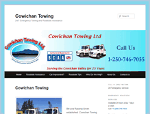 Tablet Screenshot of cowichantowing.com
